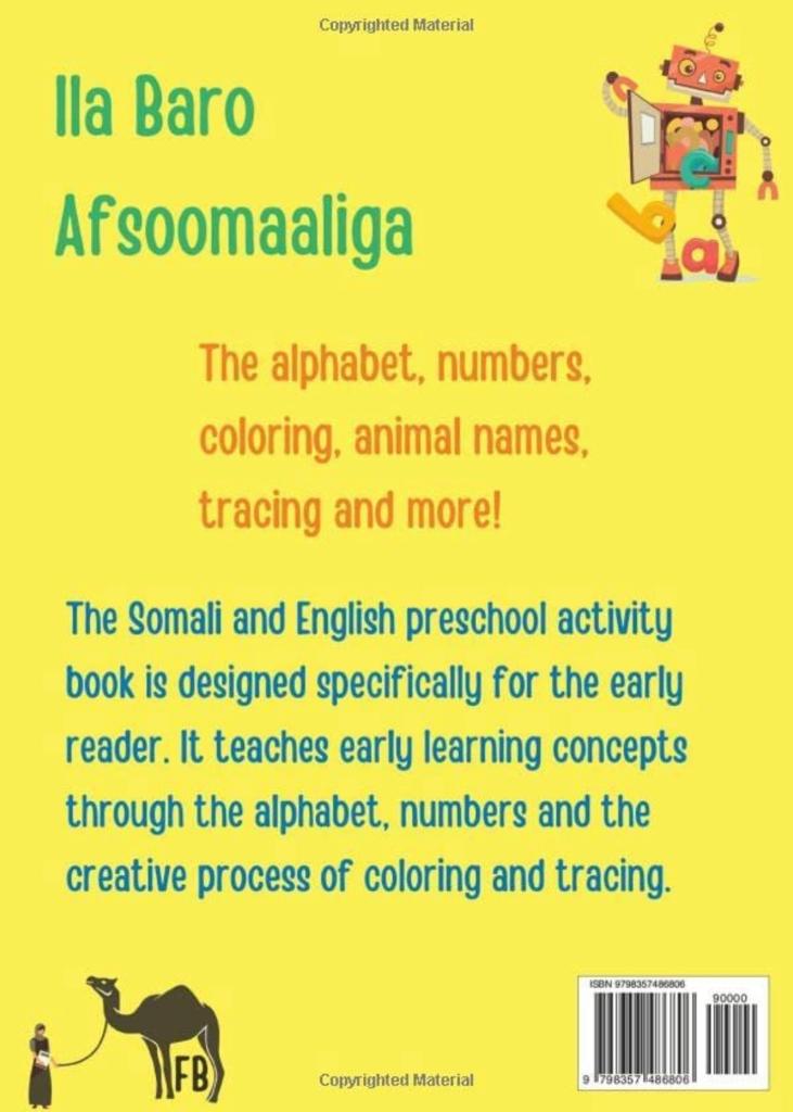 My Somali and English Pre-School Activity Book (Early Reader)